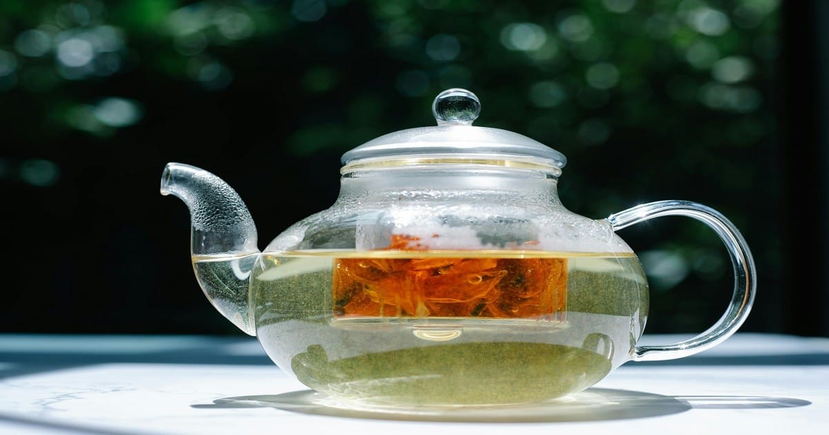 glass tea kettle